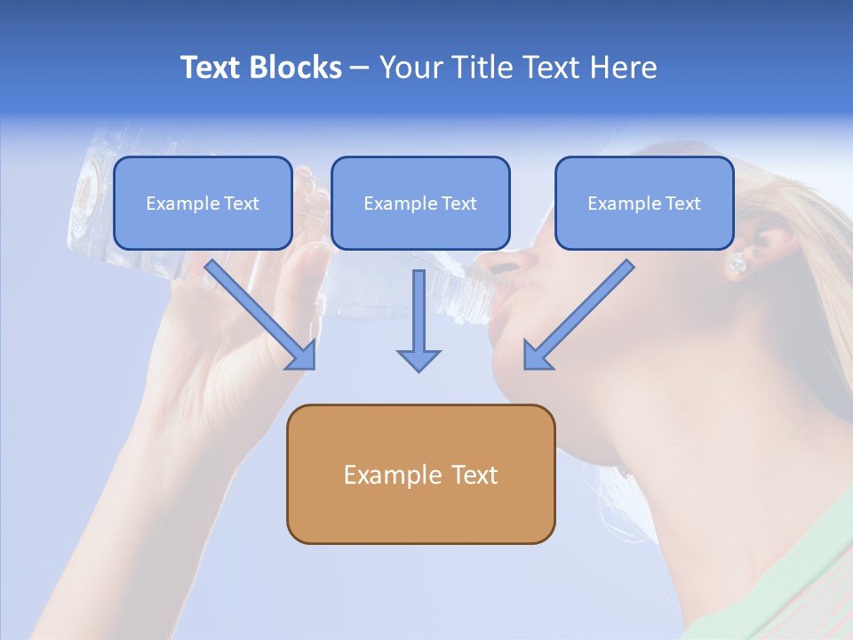 Women Hot Bottle PowerPoint Template