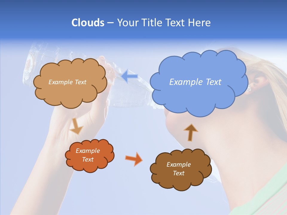 Women Hot Bottle PowerPoint Template