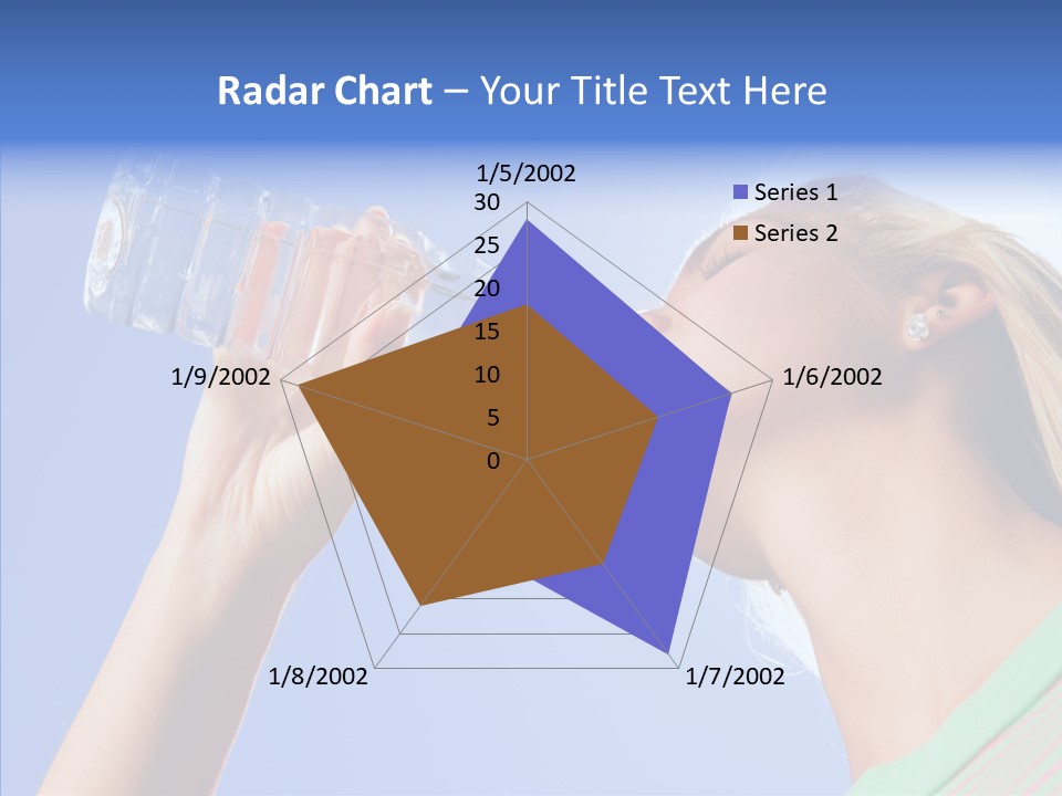 Women Hot Bottle PowerPoint Template