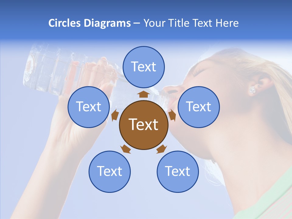 Women Hot Bottle PowerPoint Template