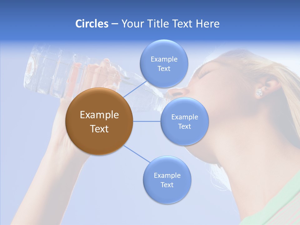 Women Hot Bottle PowerPoint Template