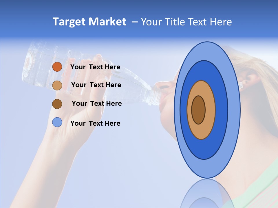 Women Hot Bottle PowerPoint Template