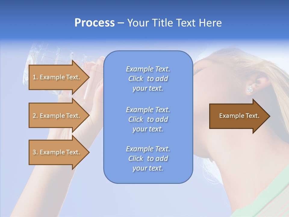 Women Hot Bottle PowerPoint Template