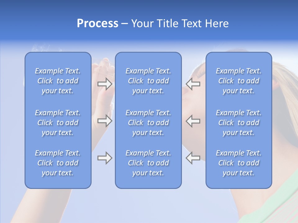 Women Hot Bottle PowerPoint Template