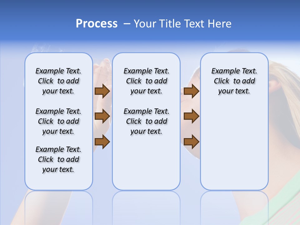 Women Hot Bottle PowerPoint Template