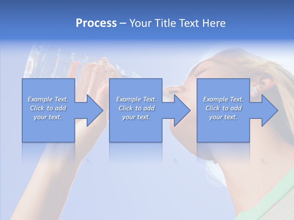 Women Hot Bottle PowerPoint Template