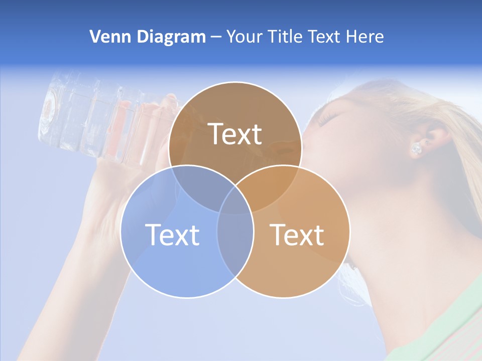 Women Hot Bottle PowerPoint Template