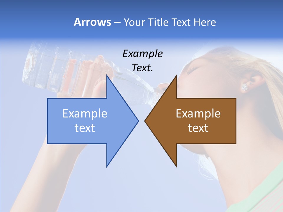 Women Hot Bottle PowerPoint Template