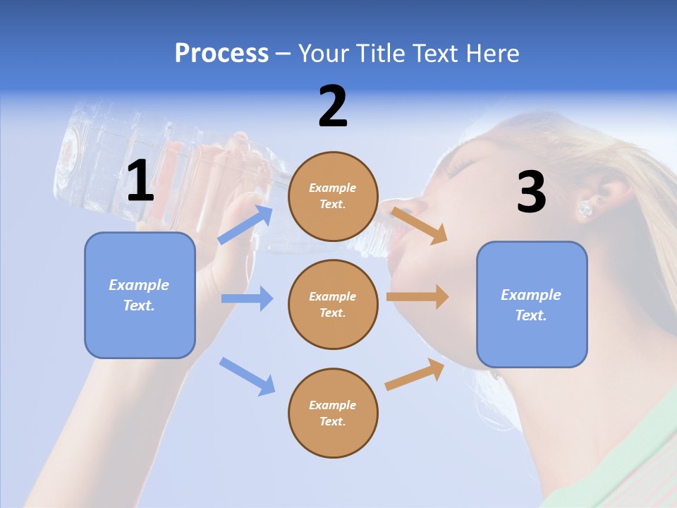 Women Hot Bottle PowerPoint Template