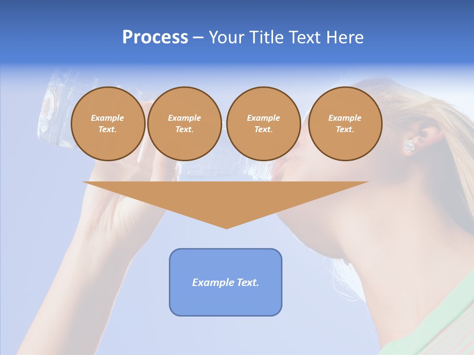 Women Hot Bottle PowerPoint Template