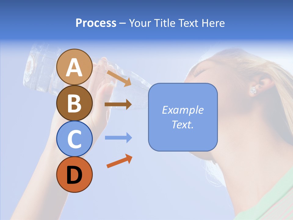 Women Hot Bottle PowerPoint Template