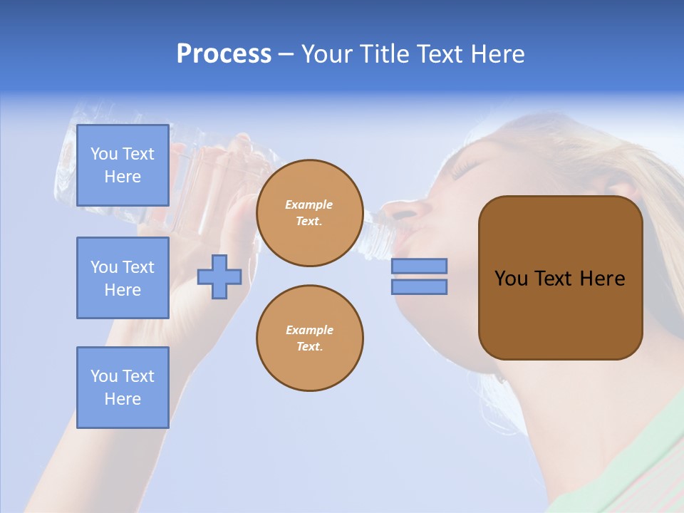 Women Hot Bottle PowerPoint Template