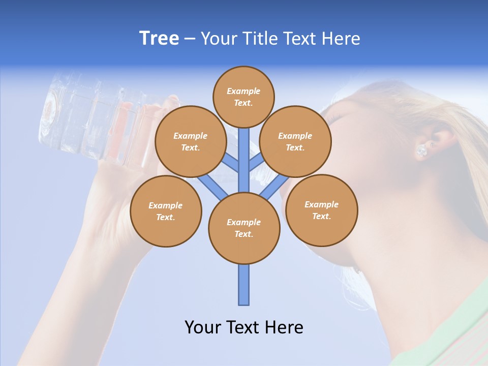 Women Hot Bottle PowerPoint Template