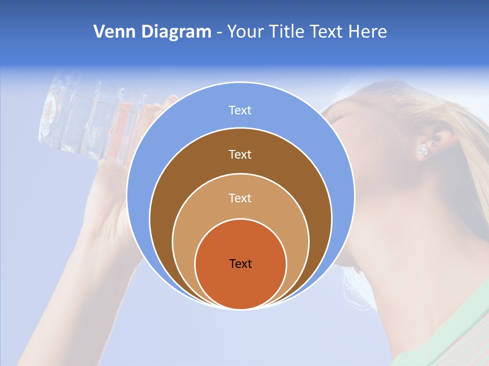Women Hot Bottle PowerPoint Template