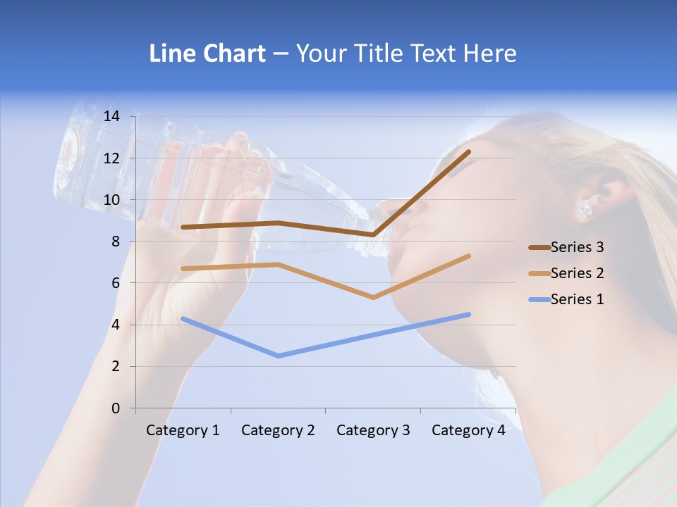 Women Hot Bottle PowerPoint Template