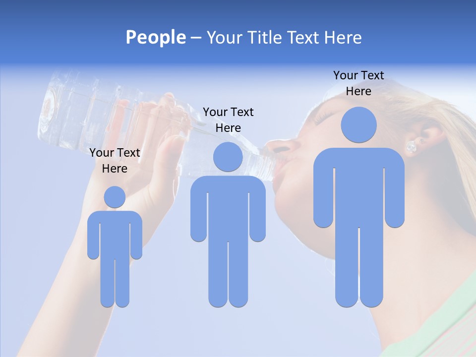 Women Hot Bottle PowerPoint Template