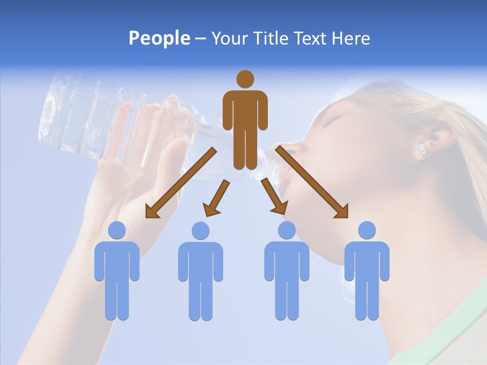 Women Hot Bottle PowerPoint Template