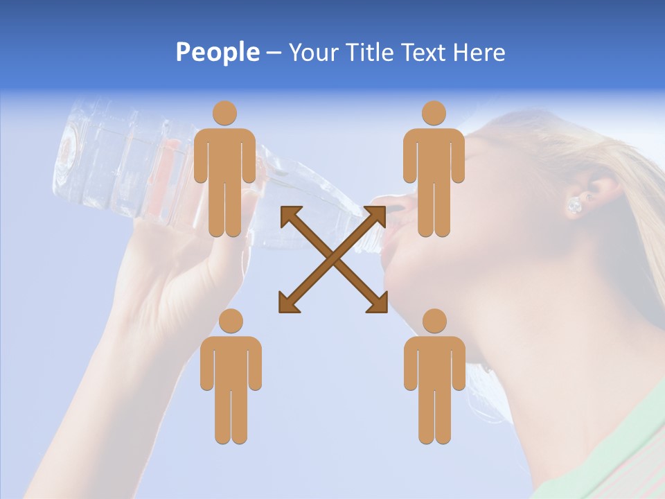 Women Hot Bottle PowerPoint Template