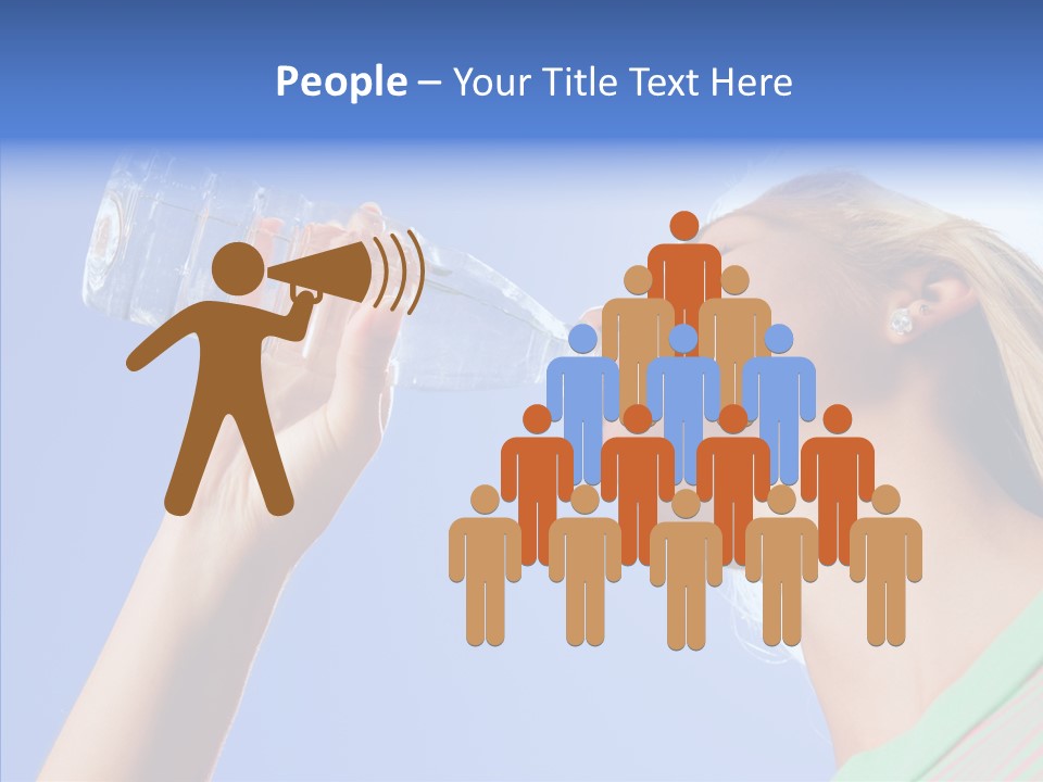 Women Hot Bottle PowerPoint Template