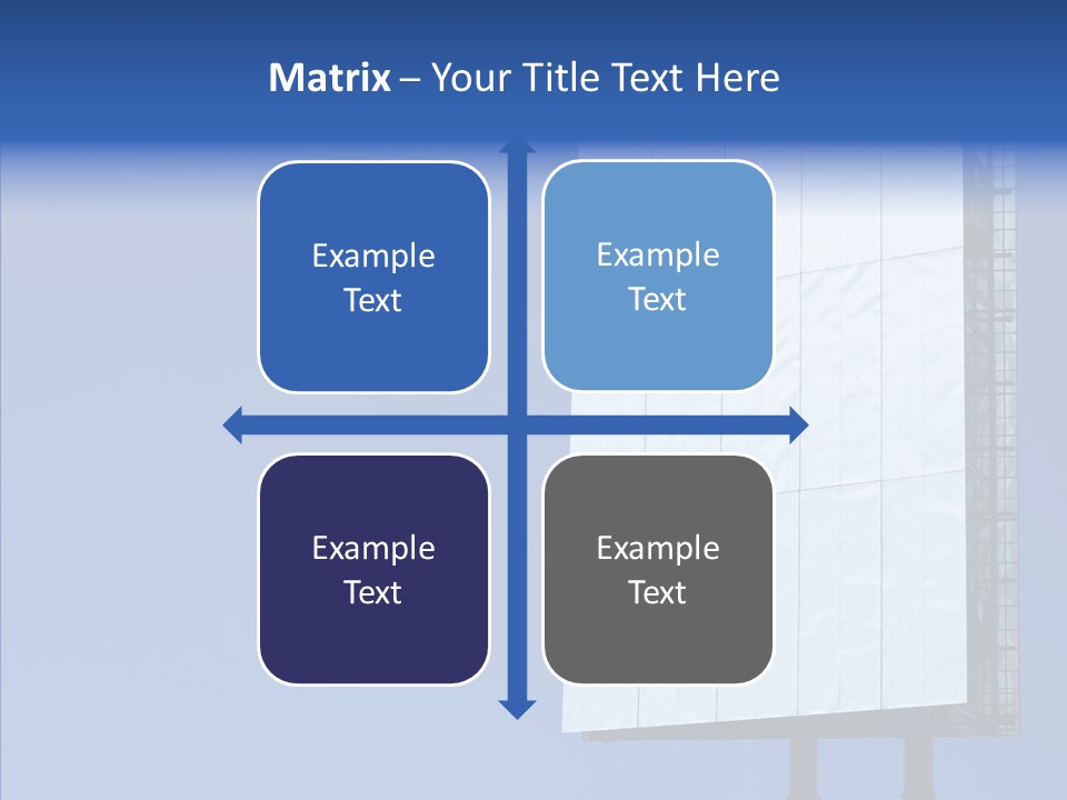 Sky Promotion Art PowerPoint Template