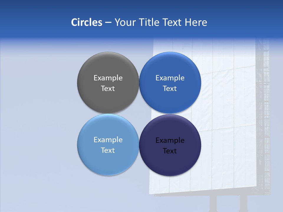 Sky Promotion Art PowerPoint Template