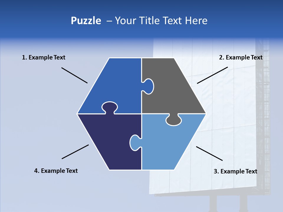 Sky Promotion Art PowerPoint Template