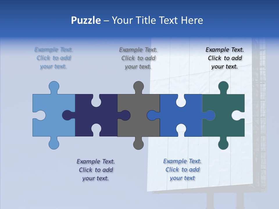 Sky Promotion Art PowerPoint Template