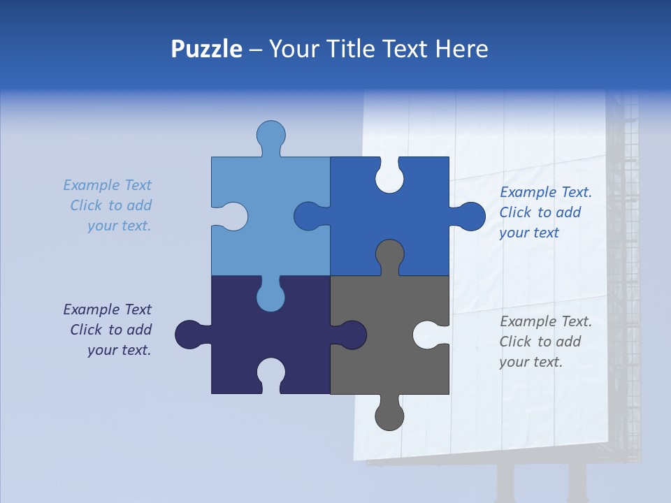 Sky Promotion Art PowerPoint Template