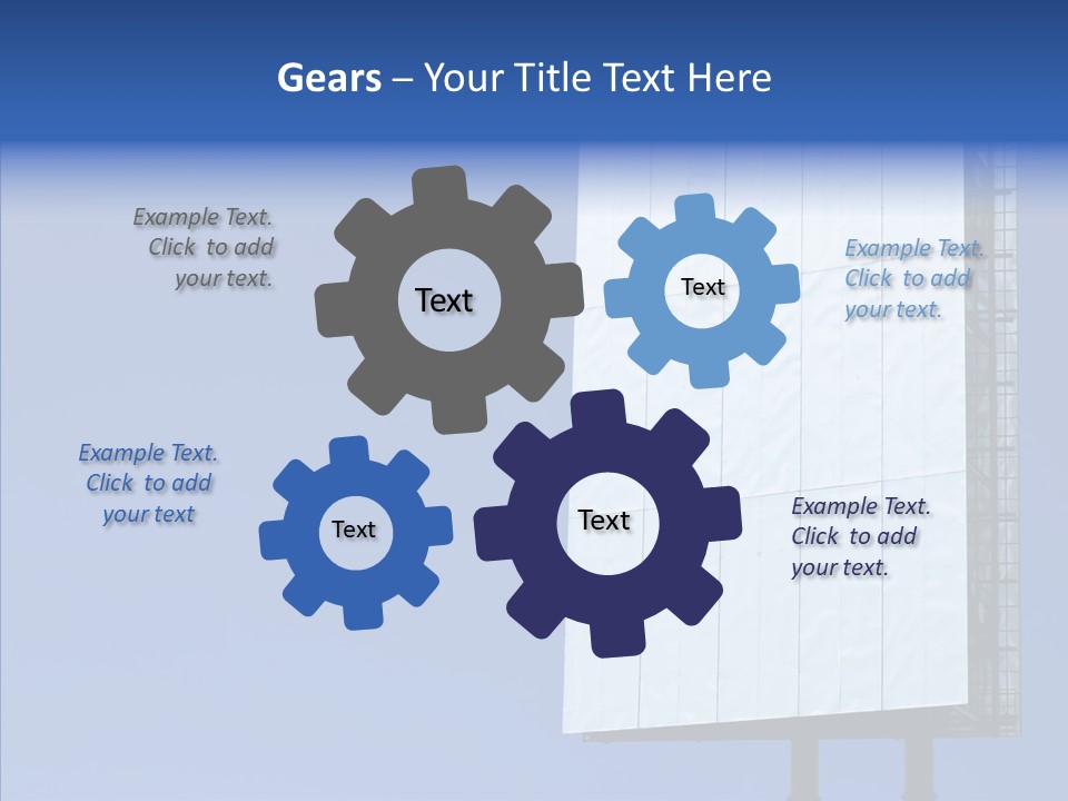 Sky Promotion Art PowerPoint Template