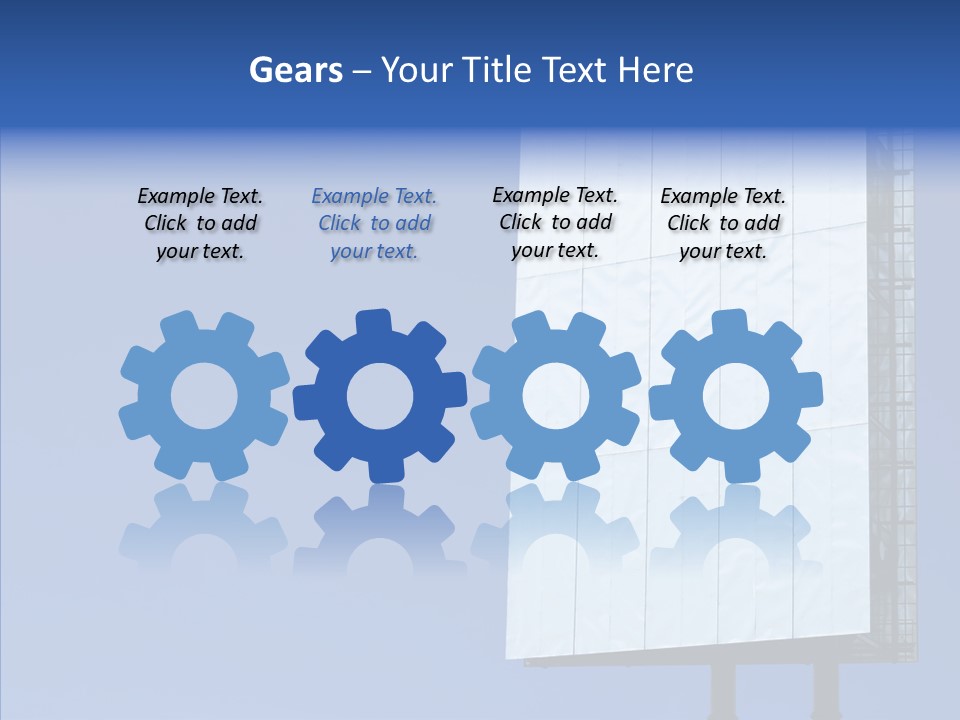 Sky Promotion Art PowerPoint Template