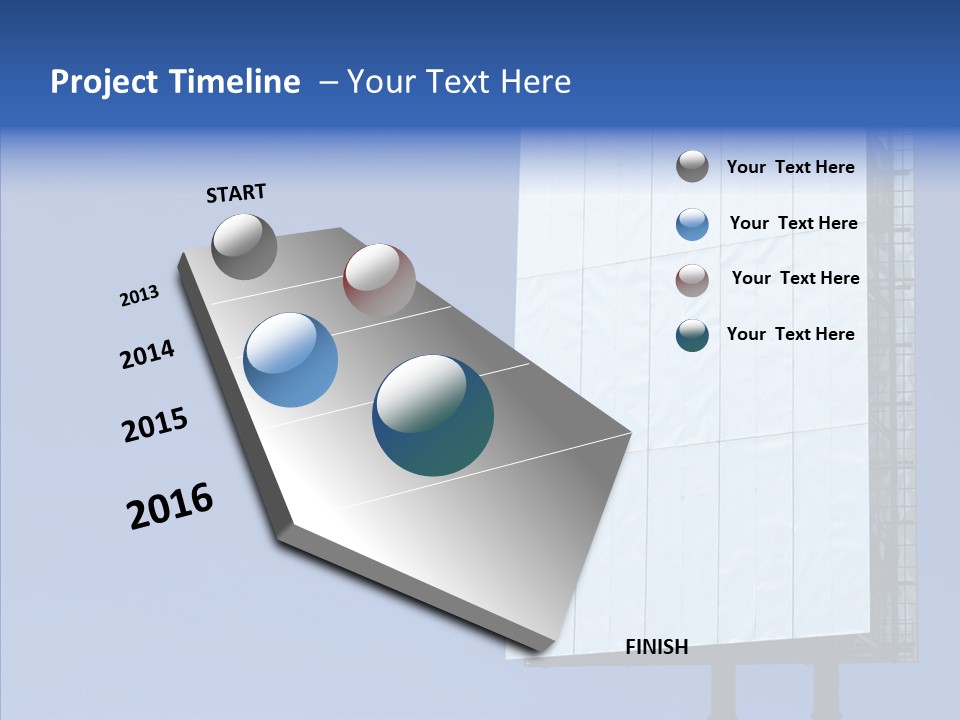 Sky Promotion Art PowerPoint Template