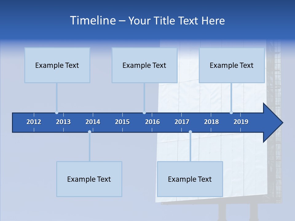 Sky Promotion Art PowerPoint Template