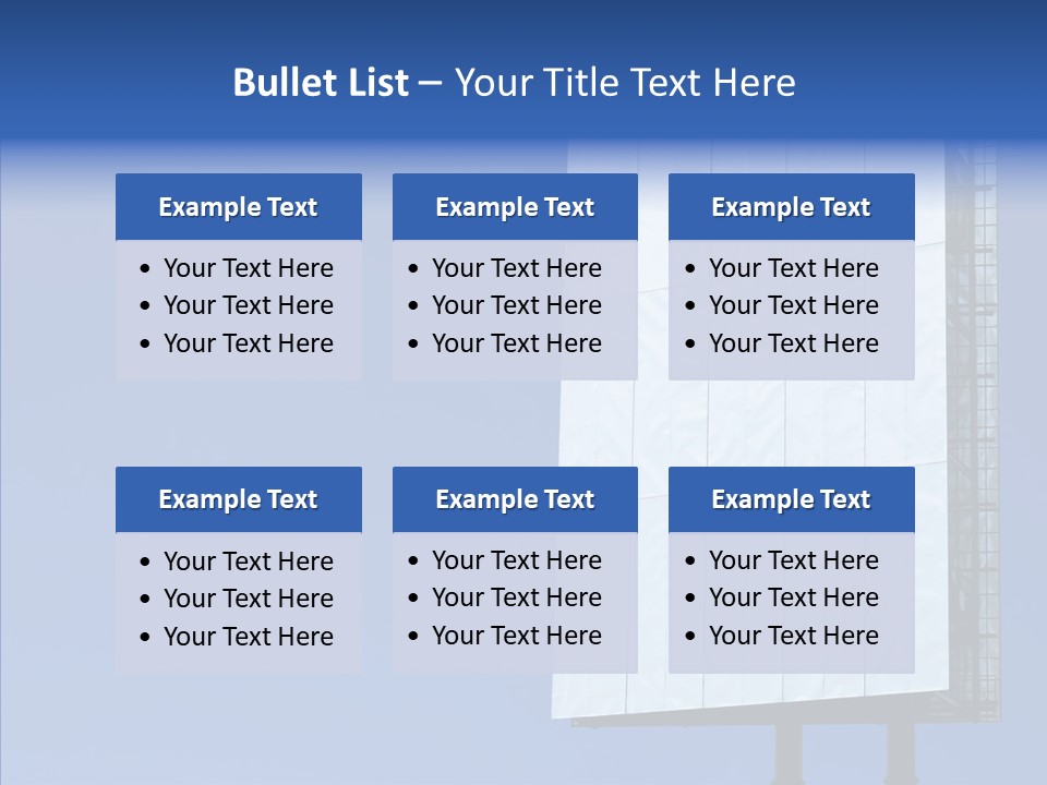 Sky Promotion Art PowerPoint Template
