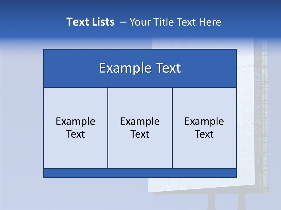 Sky Promotion Art PowerPoint Template