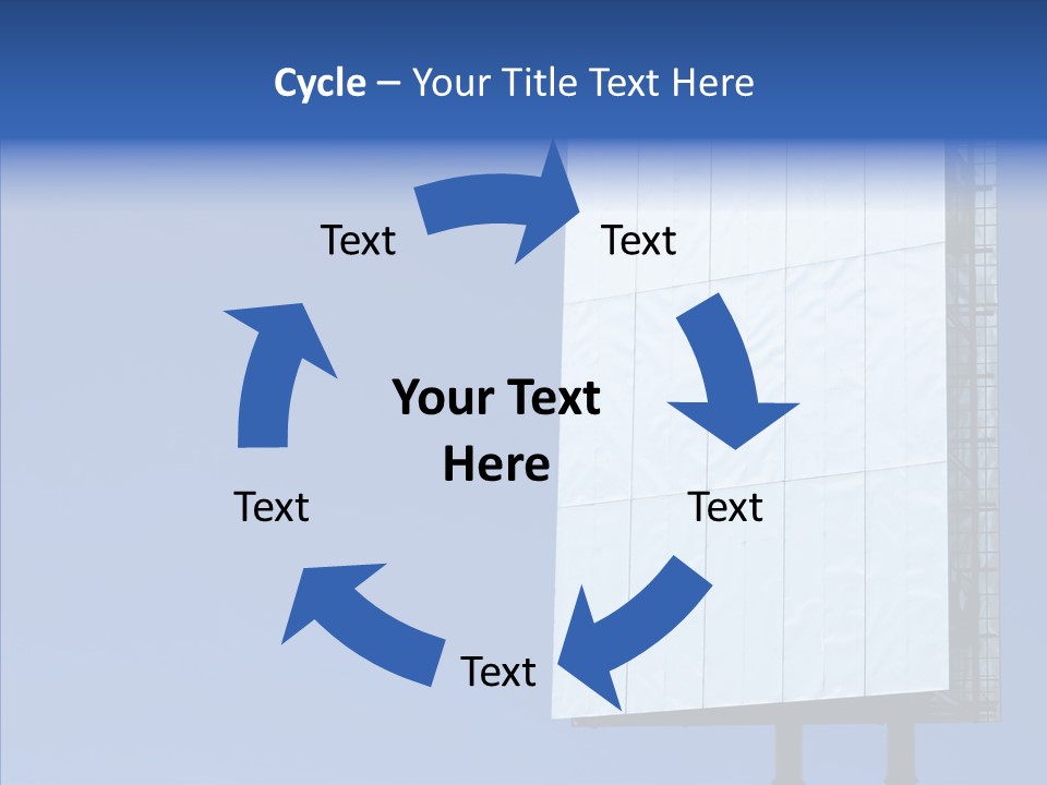 Sky Promotion Art PowerPoint Template