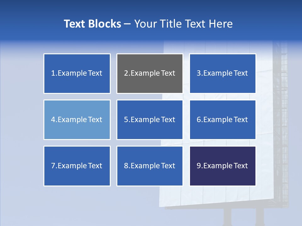Sky Promotion Art PowerPoint Template