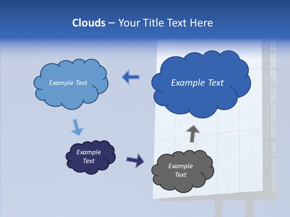 Sky Promotion Art PowerPoint Template