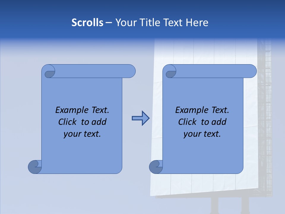 Sky Promotion Art PowerPoint Template
