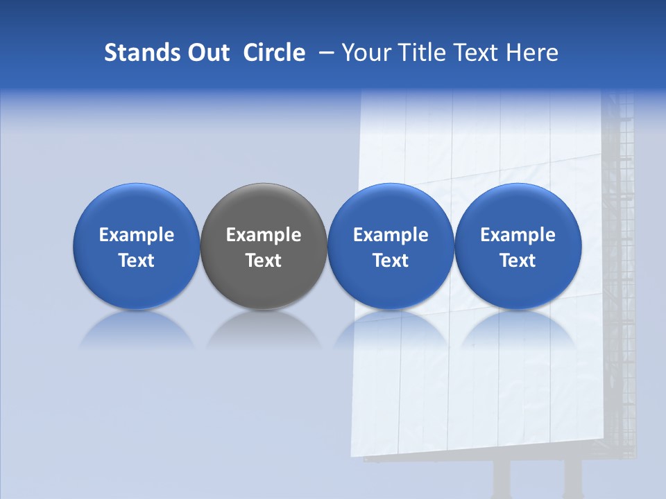 Sky Promotion Art PowerPoint Template