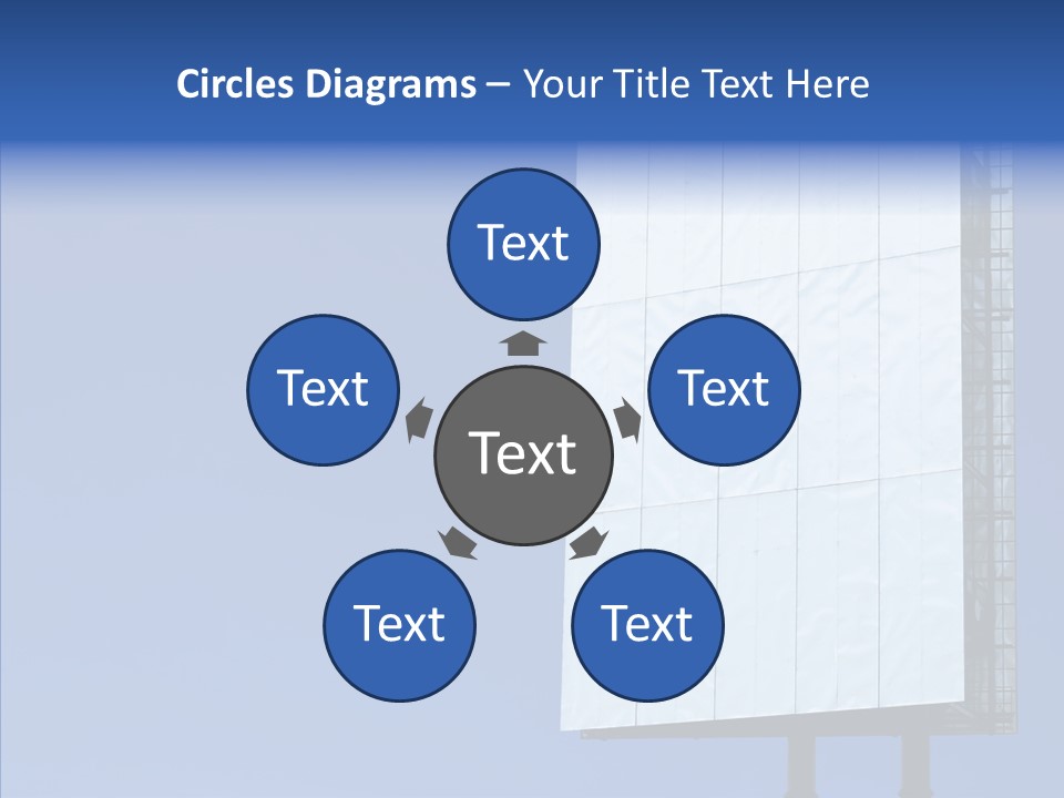 Sky Promotion Art PowerPoint Template