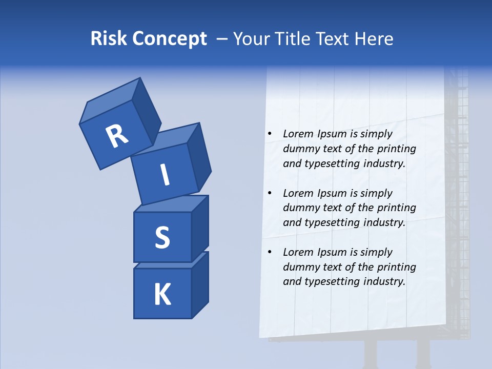 Sky Promotion Art PowerPoint Template