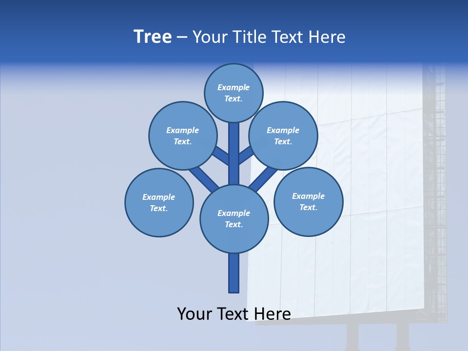 Sky Promotion Art PowerPoint Template