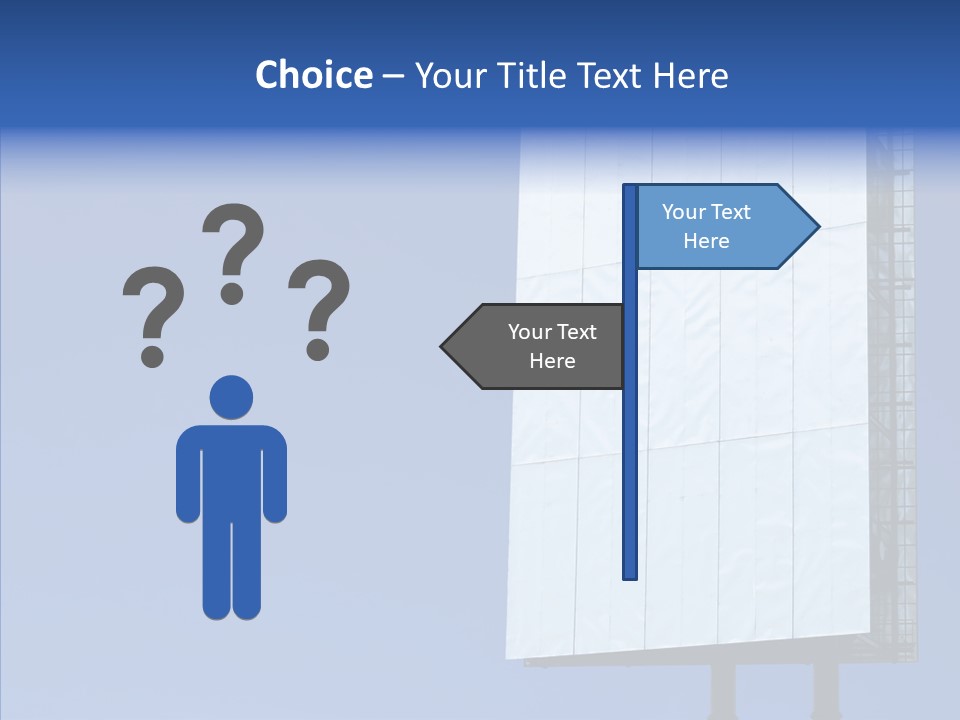 Sky Promotion Art PowerPoint Template