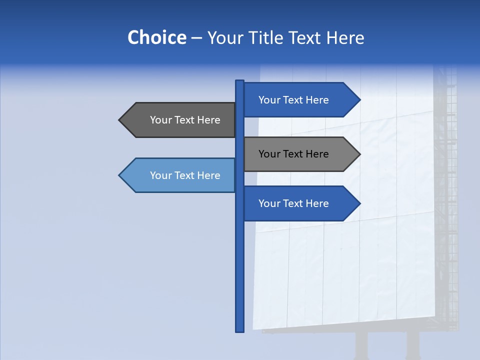 Sky Promotion Art PowerPoint Template