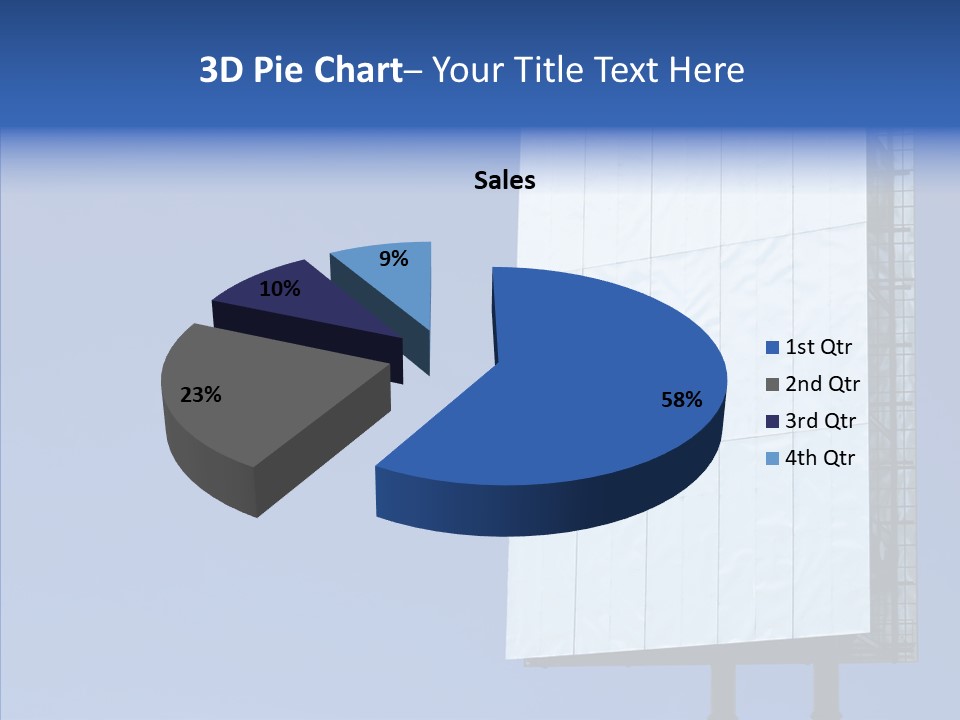 Sky Promotion Art PowerPoint Template