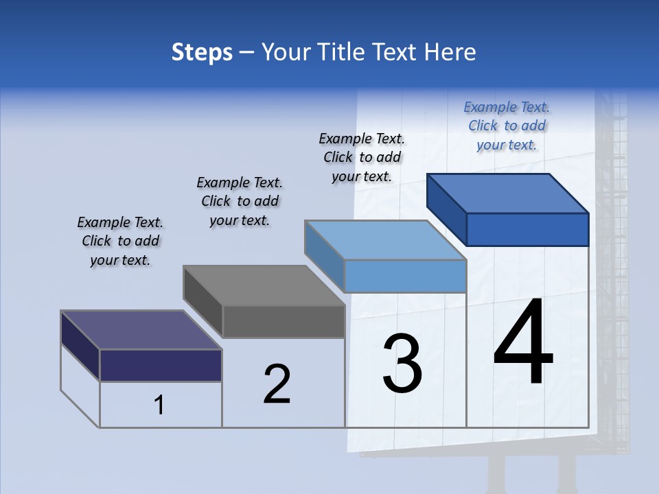 Sky Promotion Art PowerPoint Template