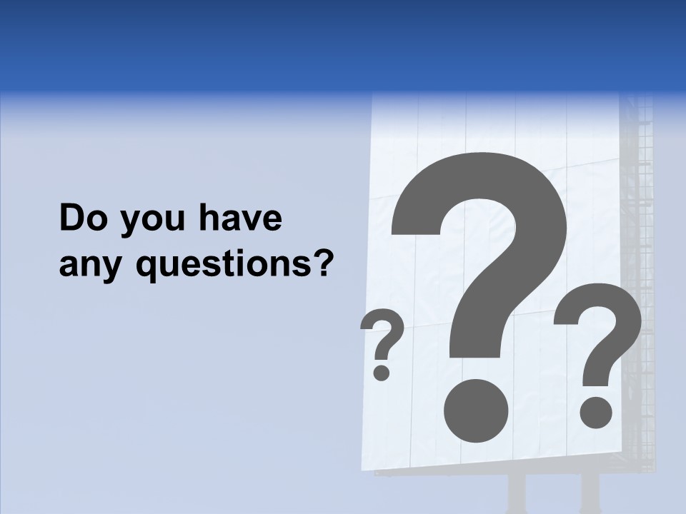 Sky Promotion Art PowerPoint Template