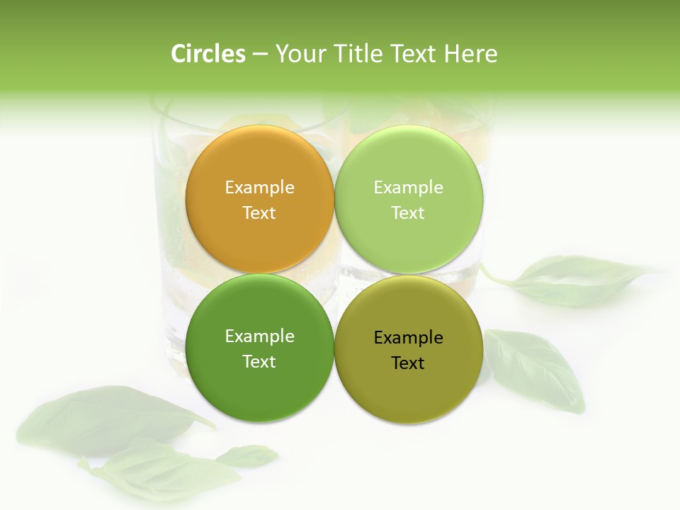 Refreshment Lime Fruit PowerPoint Template