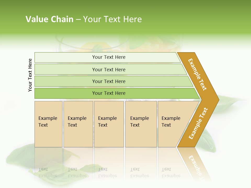 Refreshment Lime Fruit PowerPoint Template