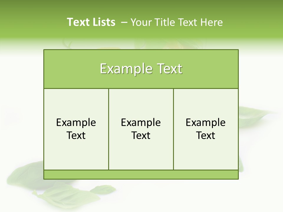 Refreshment Lime Fruit PowerPoint Template